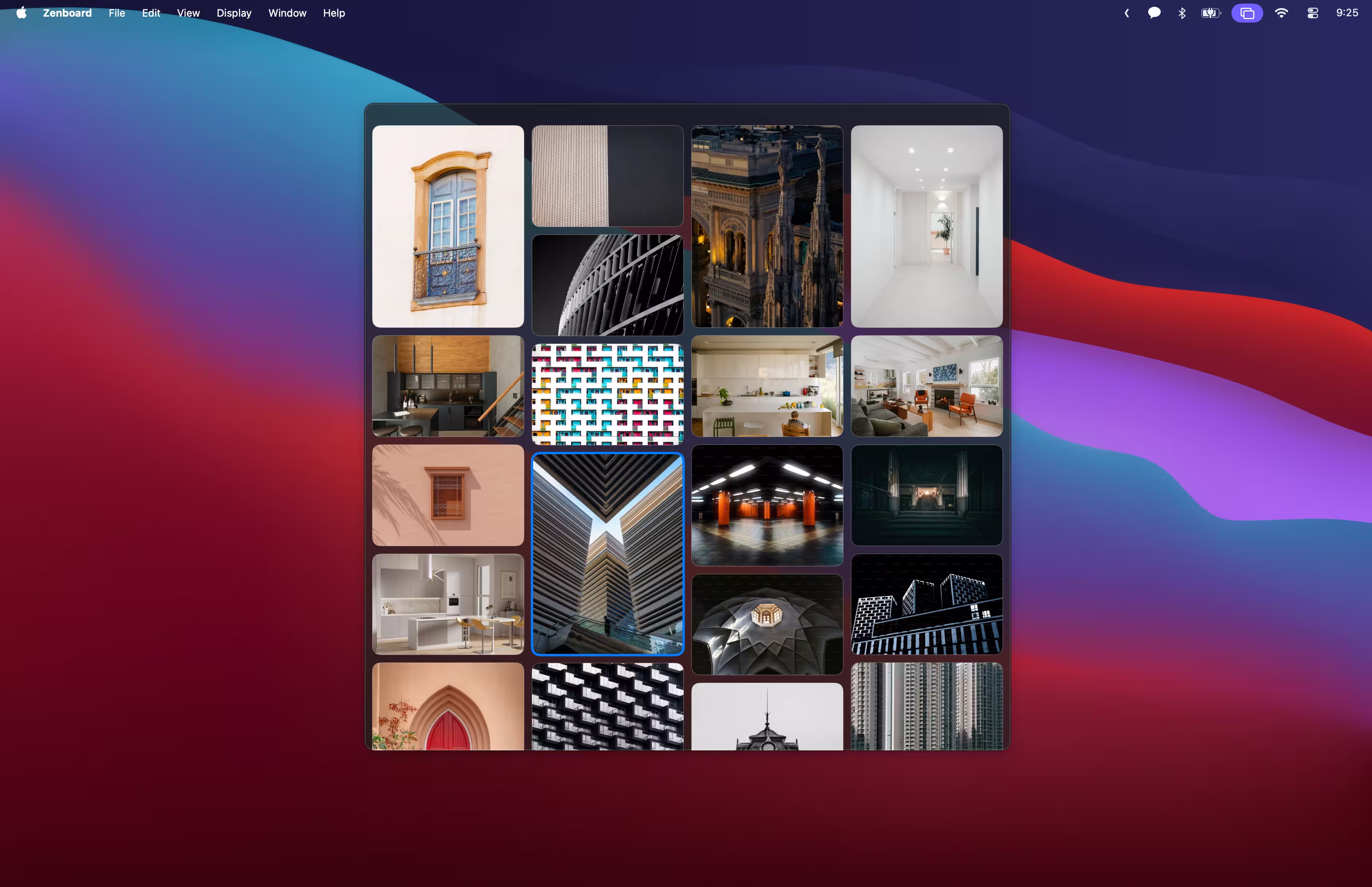 Zenboard Ghost Mode overlay displaying creative references while working in design applications